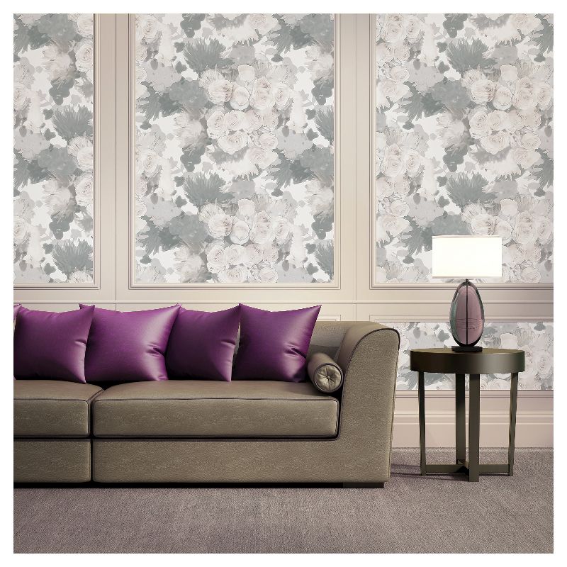 Devine Color Bouquet Floral Peel & Stick Wallpaper Mirage