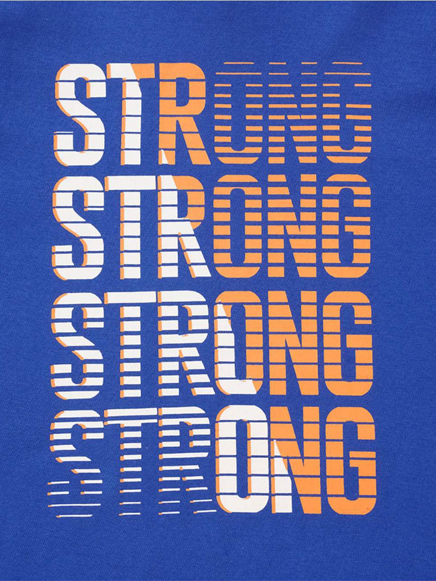 Edheads Boys Blue Cotton Printed T-Shirt