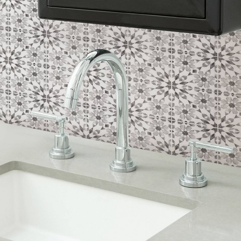 Brewster Catalan Peel & Stick Backsplash Tile Paper Gray