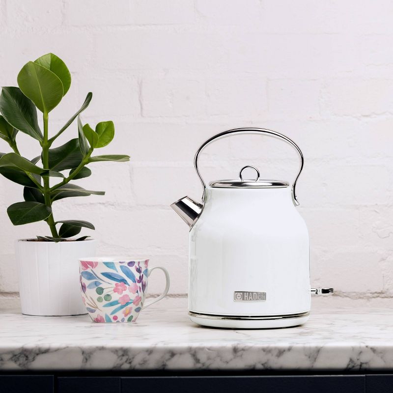 Haden Heritage Electric Kettle - Ivory White