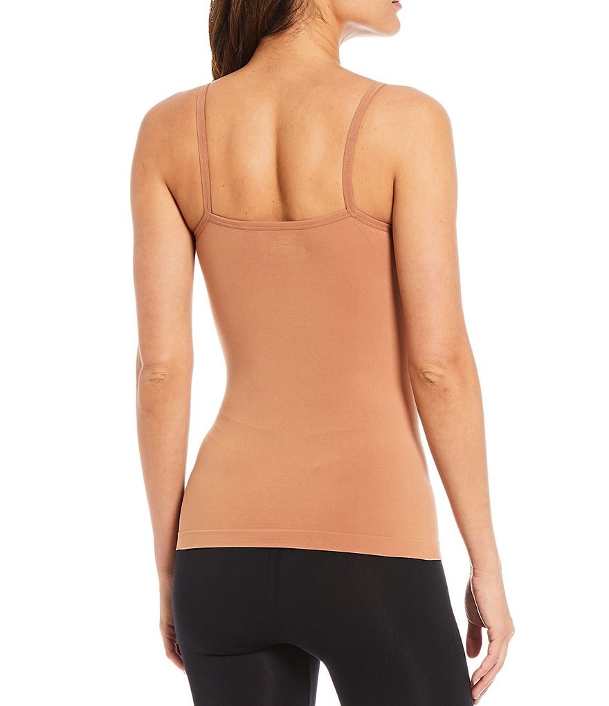 Modern Movement Solid Seamless Scoop Neck Microfiber Camisole