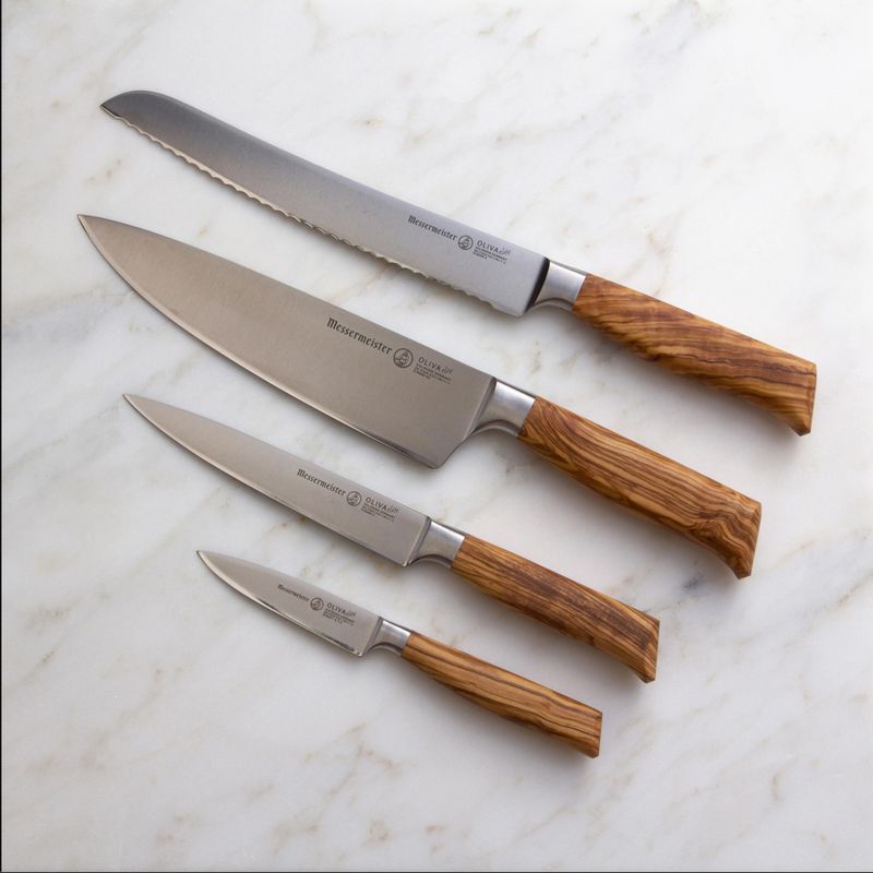 BergHOFF Rosewood 7 Pc Stainless Steel Cutlery Set with Block
