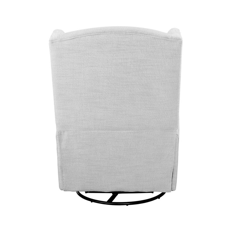 Karla Dubois Hemingway Swivel Accent Chair - Gray