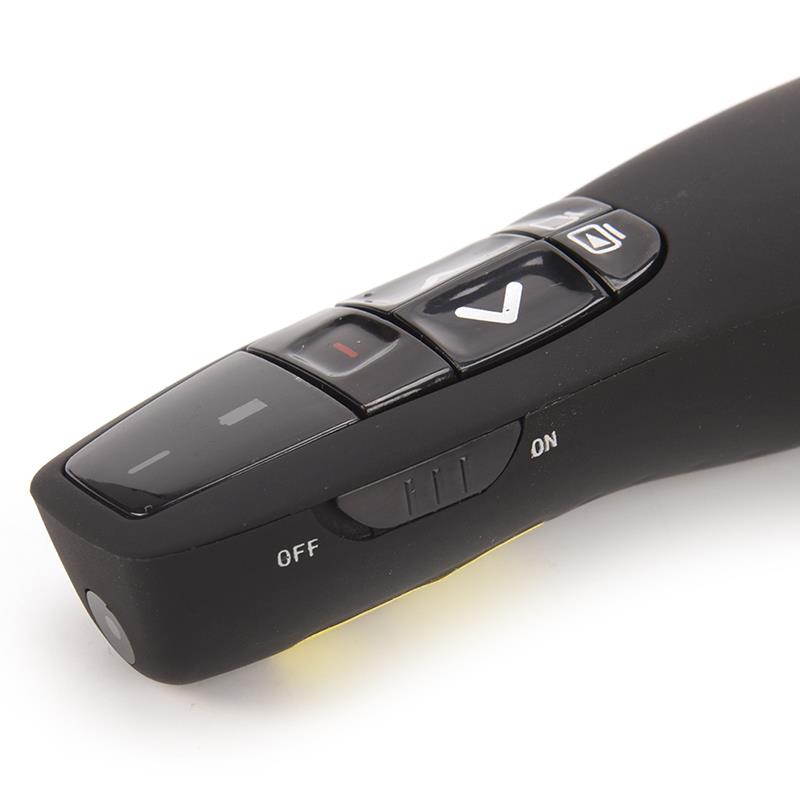 2.4Ghz USB RF Wireless Presenter Handheld Pointer PPT Remote Control with Red Laser Pointer Pen for Power Point Presentation