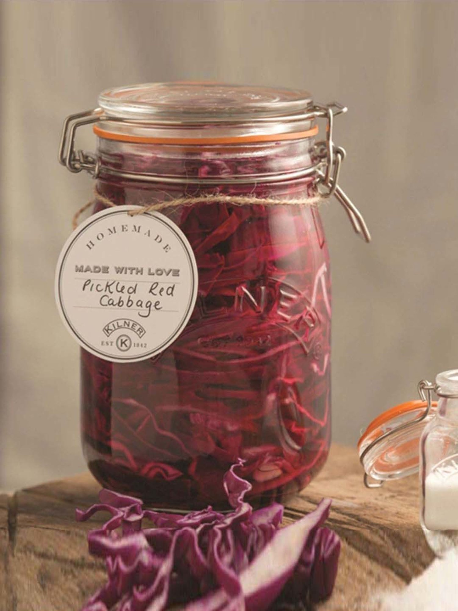 Kilner Transparent Glass Clip Top Round Jar (1 L)