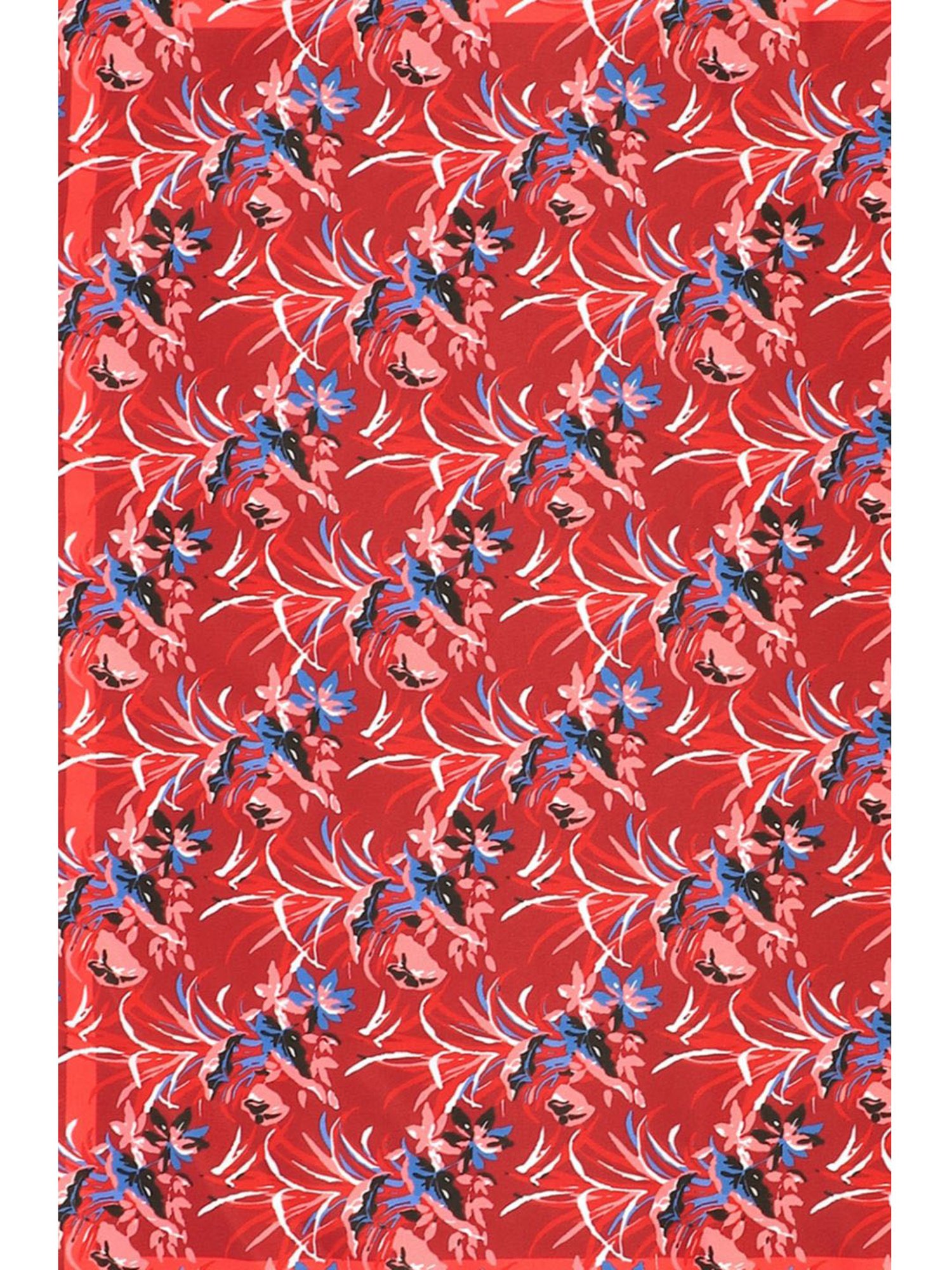Louis Philippe Red Printed Pocket Square