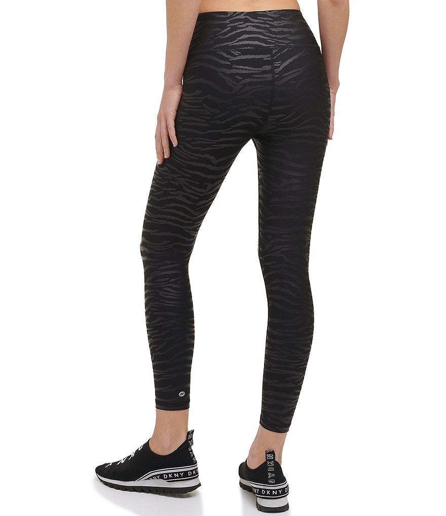 DKNY Sport Tiger King Animal Print High Waist 7/8 Leggings