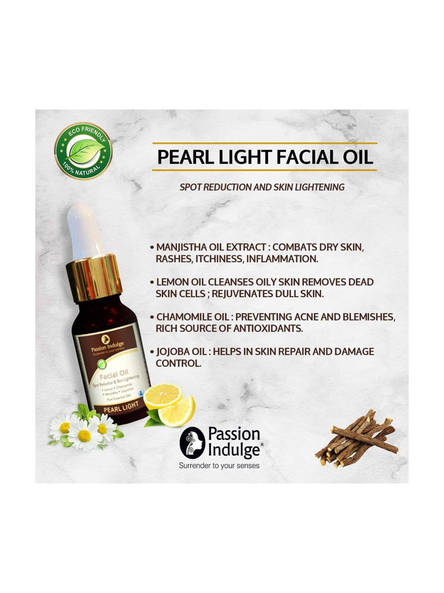 Passion Indulge Pearl Light Facial Oil - 15 ml