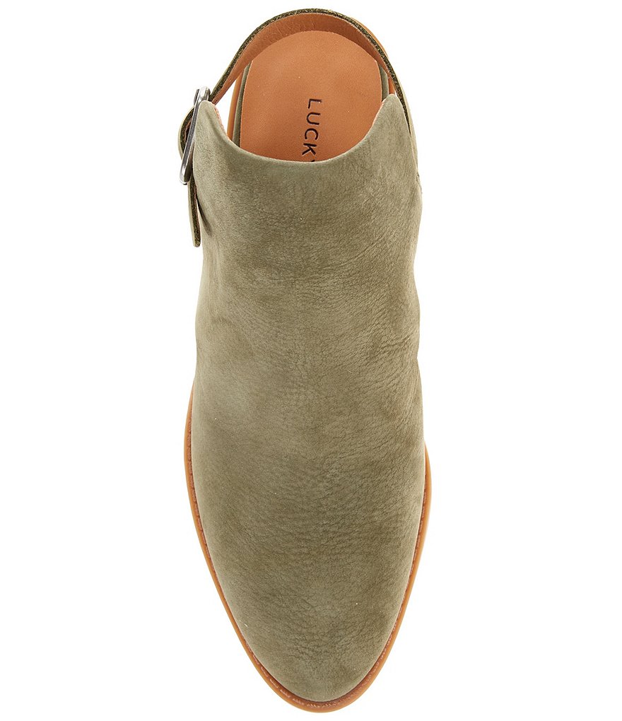 Lucky Brand Farryn Nubuck Slingback Low Heel Shooties