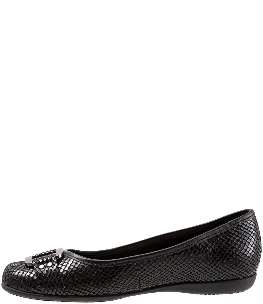 Trotters Sizzle Signature Snake Print Slip Ons