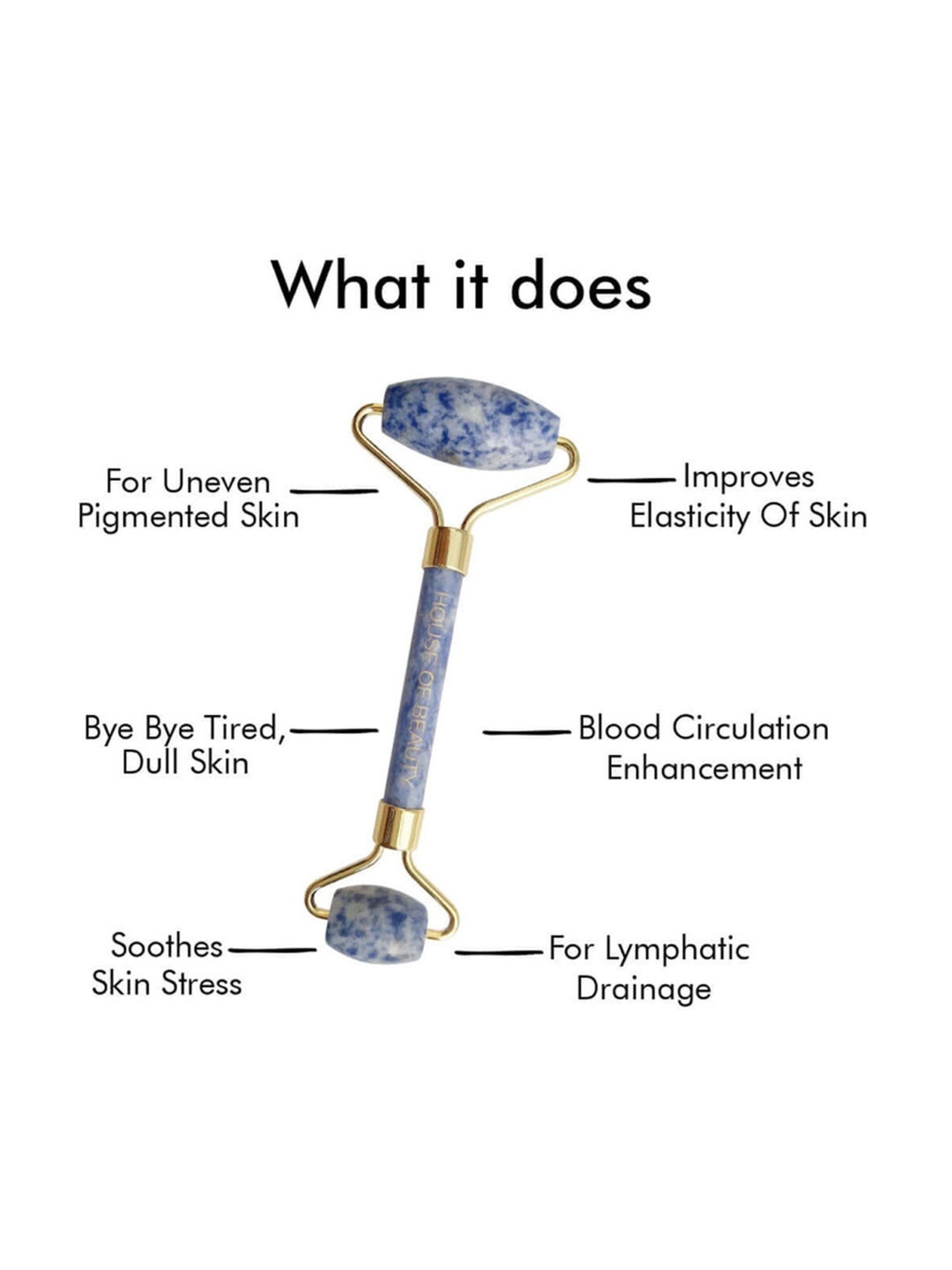 House of Beauty Pink Ice Roller - 187 gm