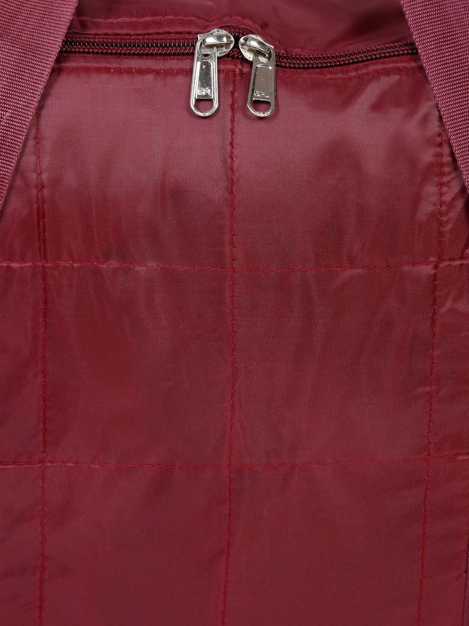 HOSTA HOMES Maroon Pvc Parachute Material Zipper Bag