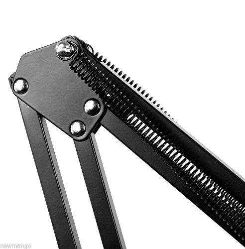 Desk Clamp Mount Suspension Boom Scissor Arm Tripod Stand Holder for Microsoft LifeCam Studio 1080p HD Webcam-Black