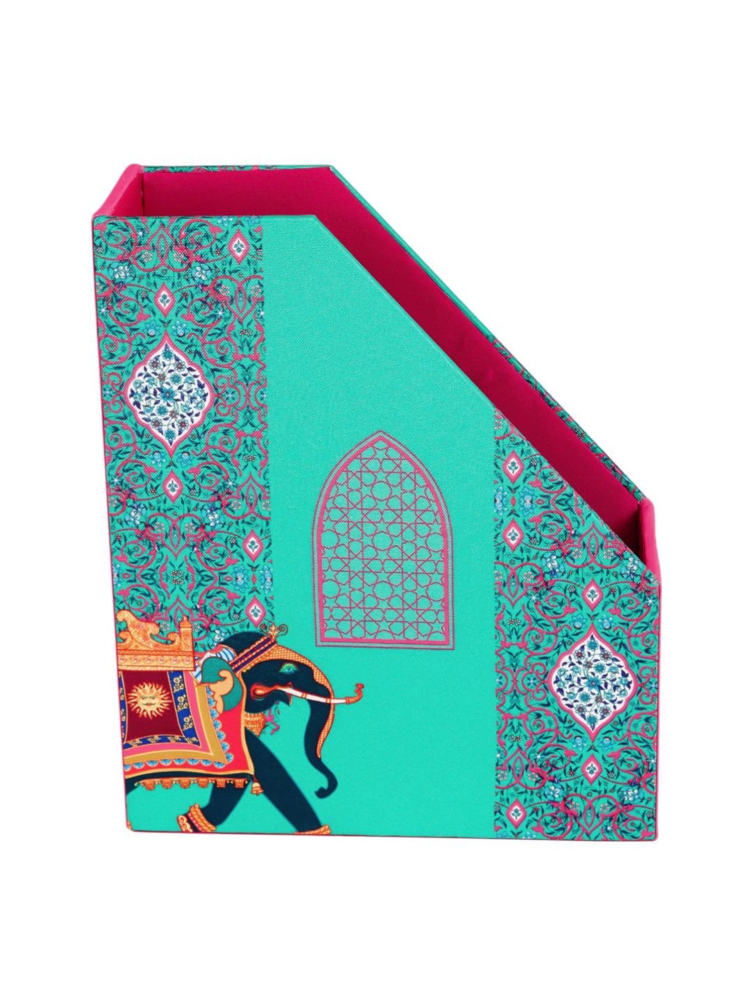 SEJ by Nisha Gupta Blue Magazine Rack - Set of 1