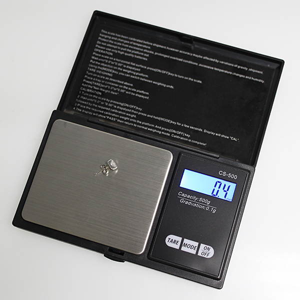 500g x 0.1 Gram Digital Portable Pocket Scale Jewelry / Cooking Scale