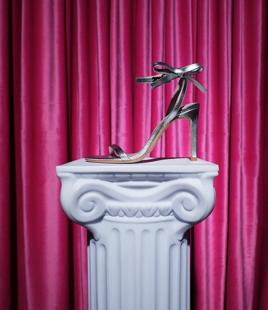 Deltan Miranda Ankle Bow Detail Dress Sandals