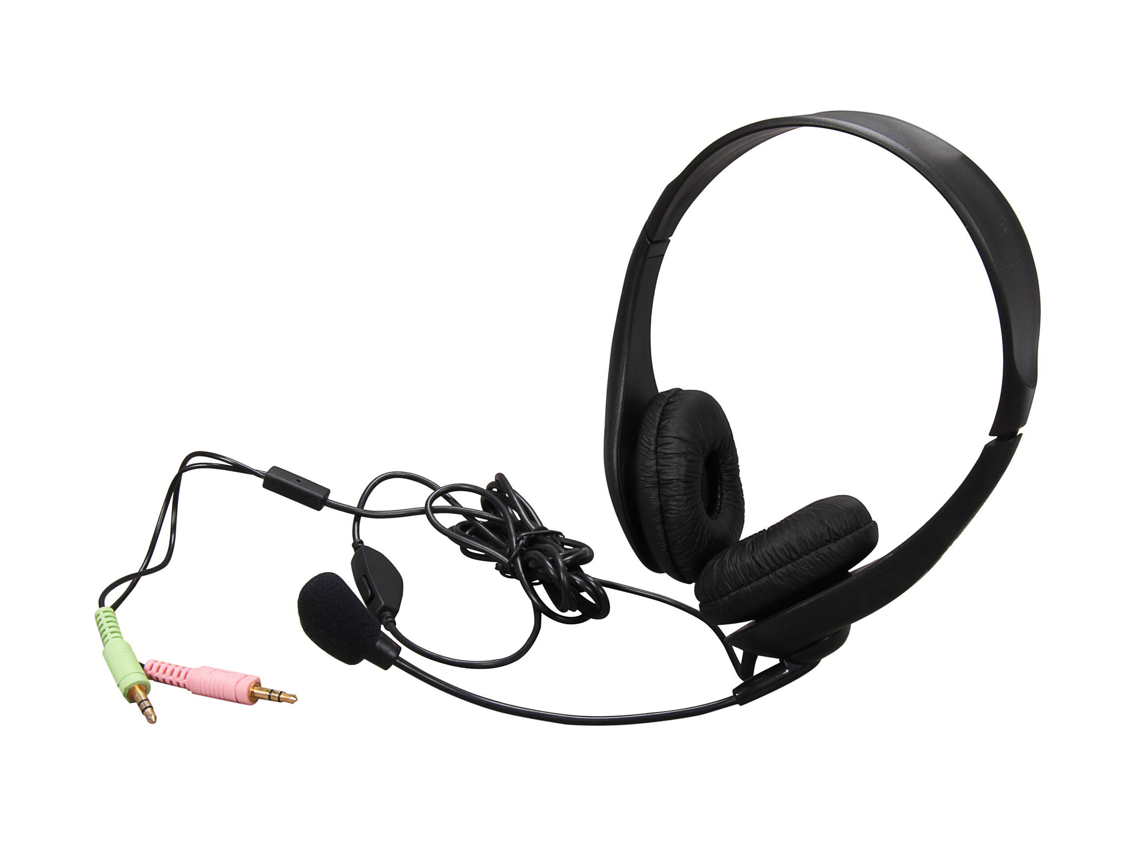 Cyber Acoustics AC-400MV Supra-aural Speech Recognition Stereo Headset and Boom Mic