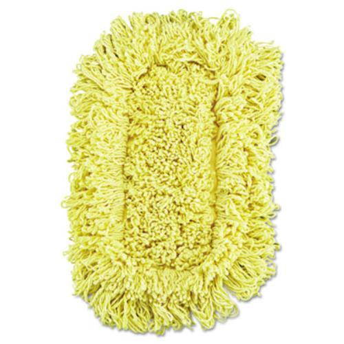 Rubbermaid Commercial Trapper Looped-End Dust Mop Head 12 x 5 Yellow 12/Carton