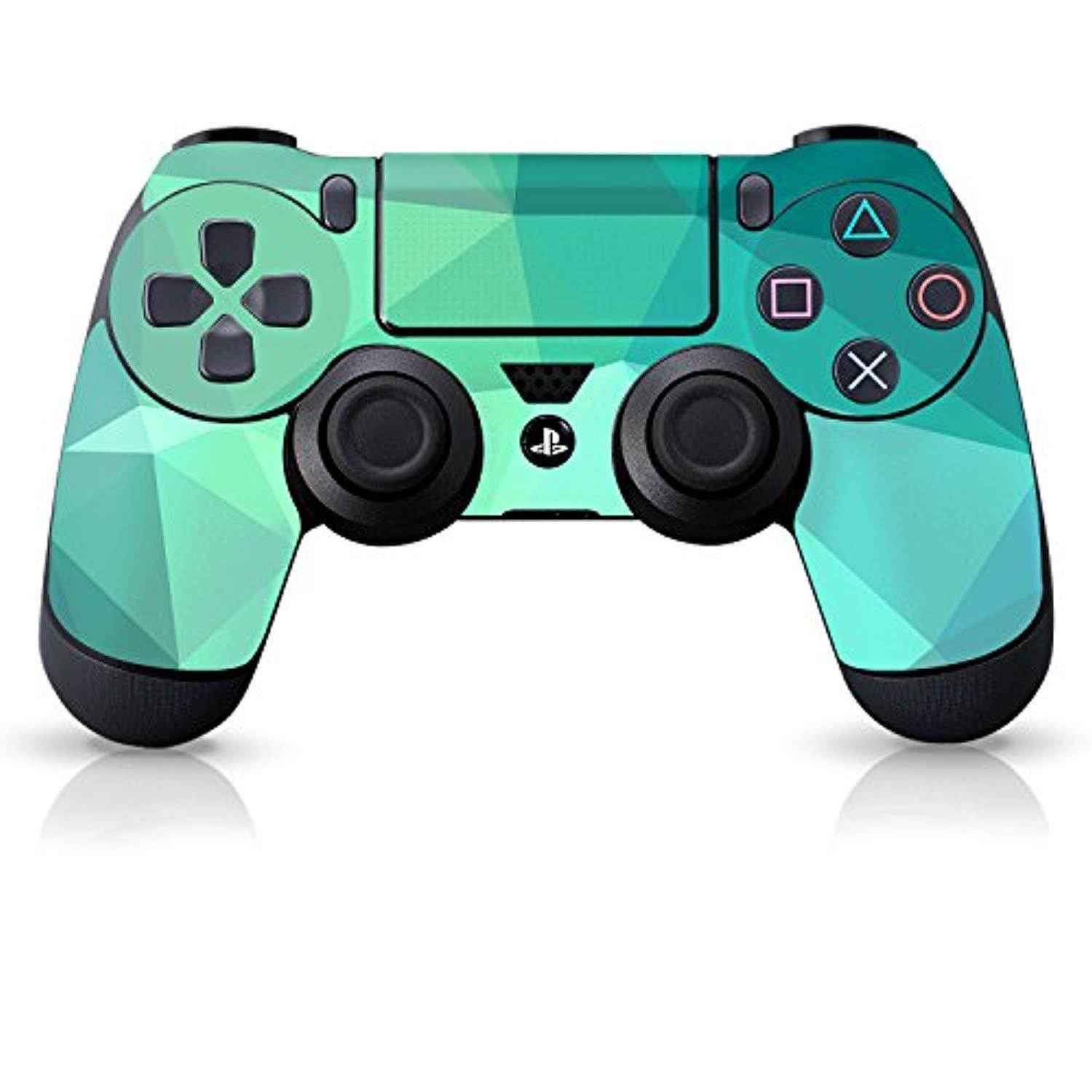 mightyskins skin compatible with sony ps4 controller - houndstooth | protective, durable, and unique vinyl decal wrap cover | e