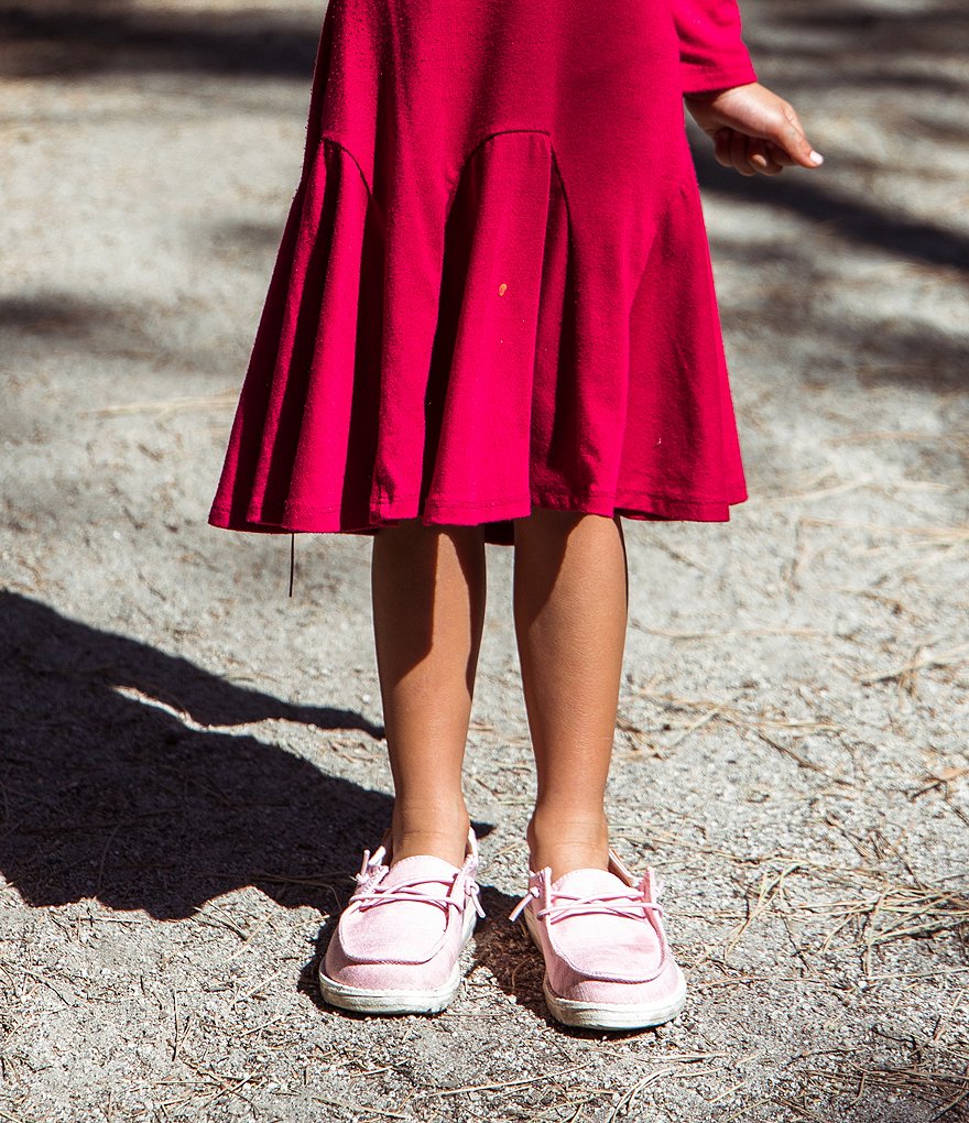 Hey Dude Girls' Wendy Linen Washable Slip-Ons (Youth)