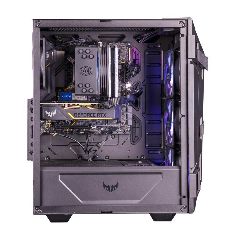 IPASON - Gaming Desktop - Ryzen5 5600X (6 Core up to 4.7GHz 7nm) - Nvidia RTX 3060 12GB  - 1TB SSD NVMe - 32GB(16GB*2) 3000MHz - TUF B550M Motherboard WIFI - Windows 10 home - Gaming PC