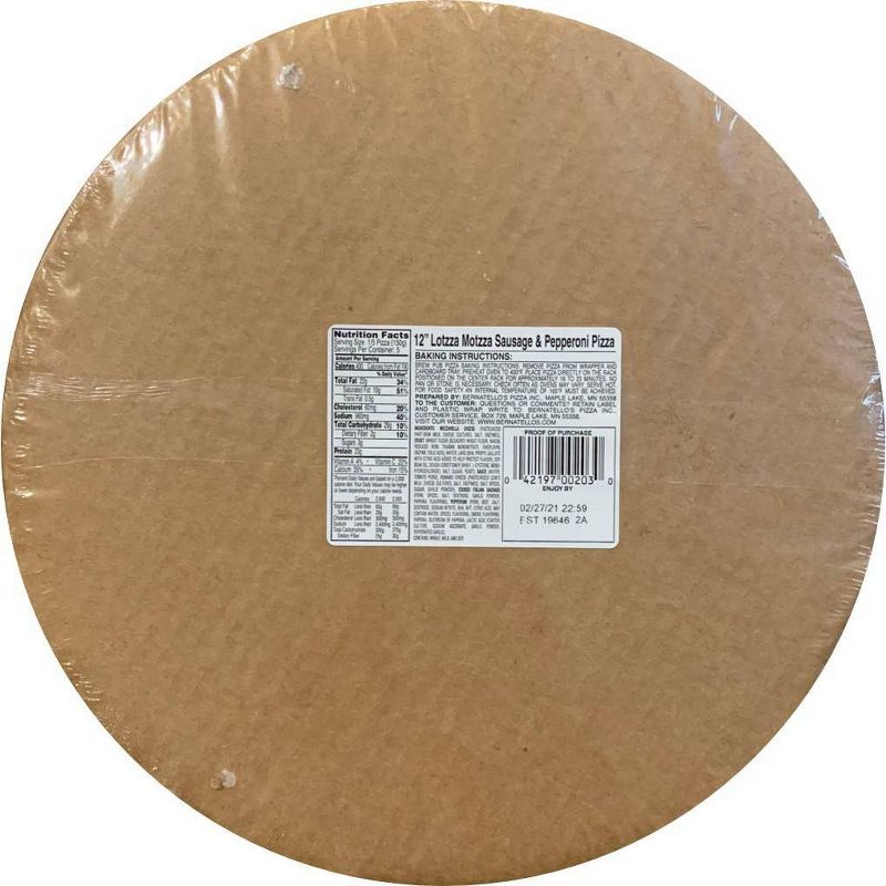 Brew Pub Lotzza Motzza Sausage & Pepperoni Frozen Pizza - 26.45oz