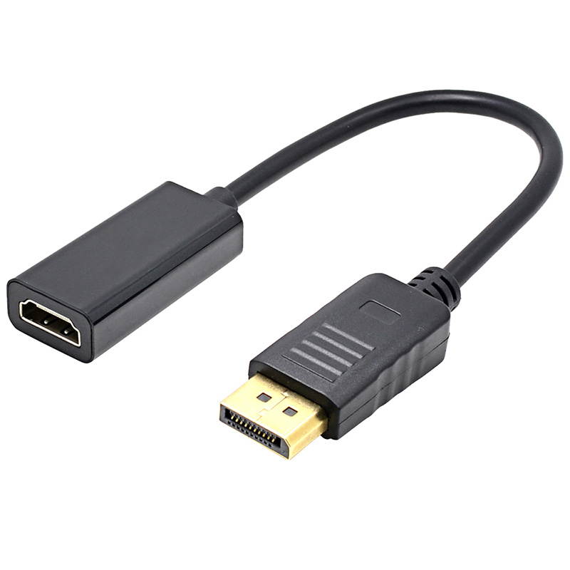DisplayPort to HDMI, Hannord Gold-Plated DP Display Port to HDMI Adapter (Male to Female) 1080P HD Compatible for Lenovo Dell HP and Other Brand
