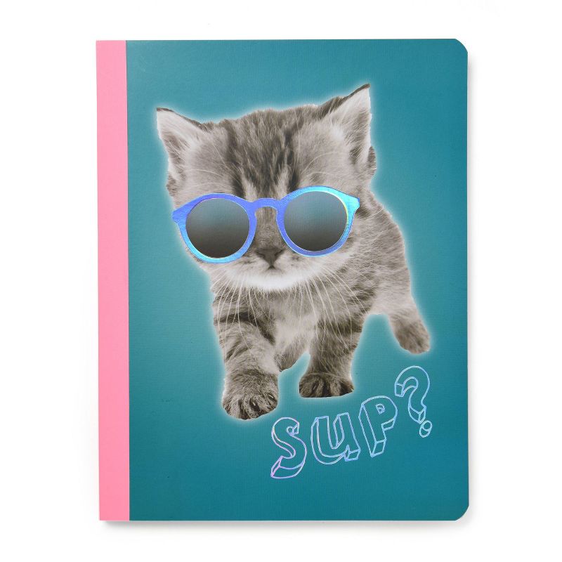 Composition Notebook College Ruled Sunglass Kitty - Gartner Studios