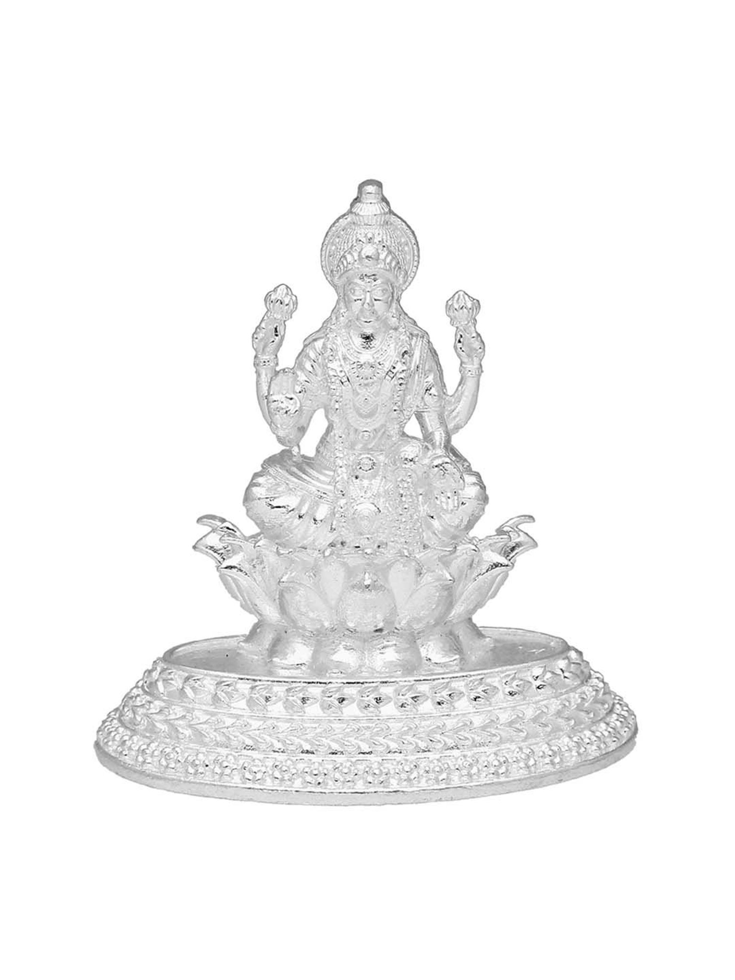 Sri Jagdamba Pearls 0.8 Silver Vishnu Idol
