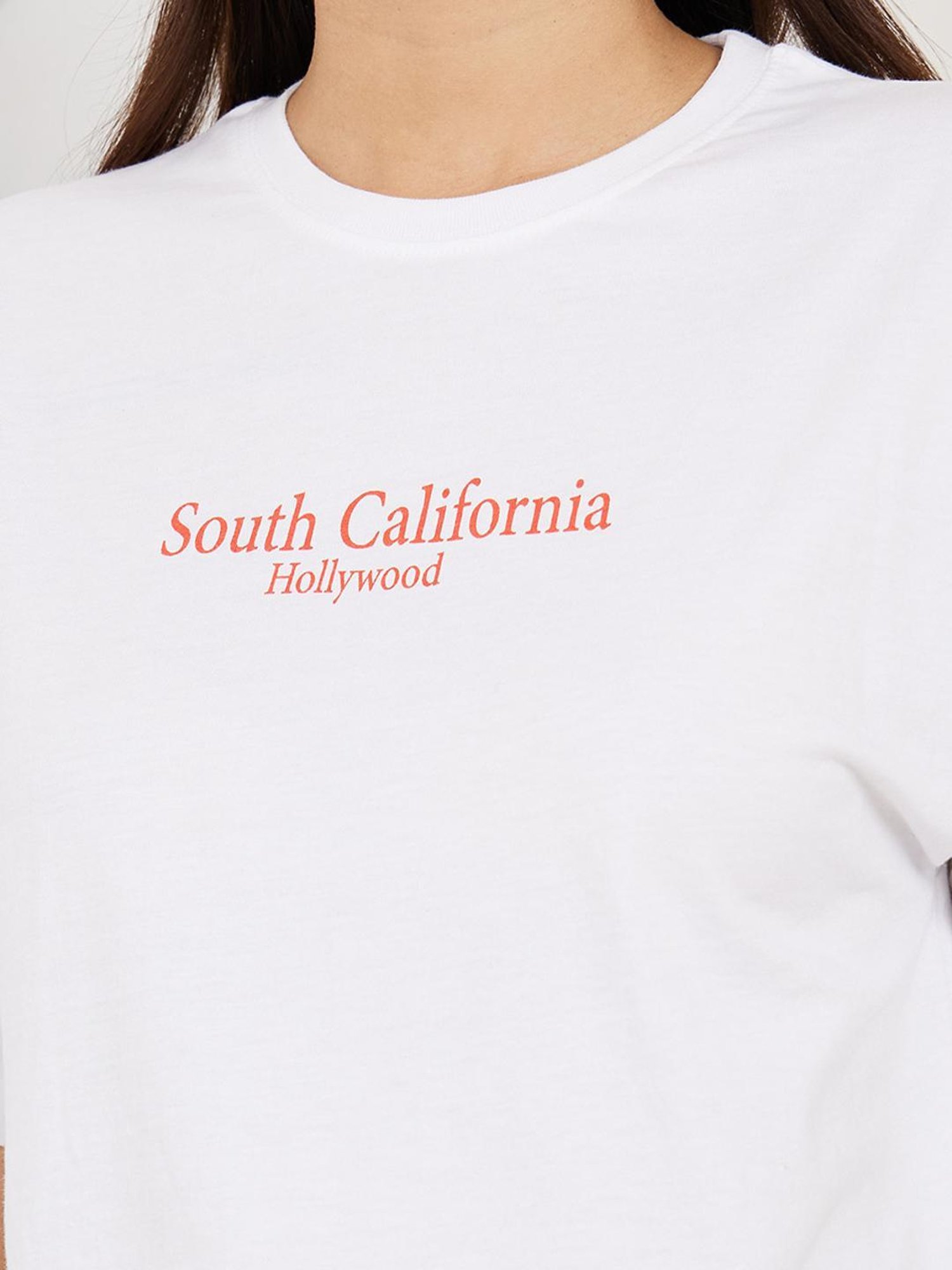 Styli White Printed T-Shirt