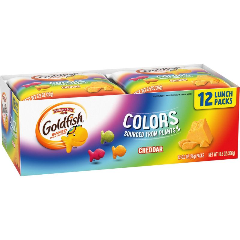 Pepperidge Farm Goldfish Colors Cheddar - 12ct