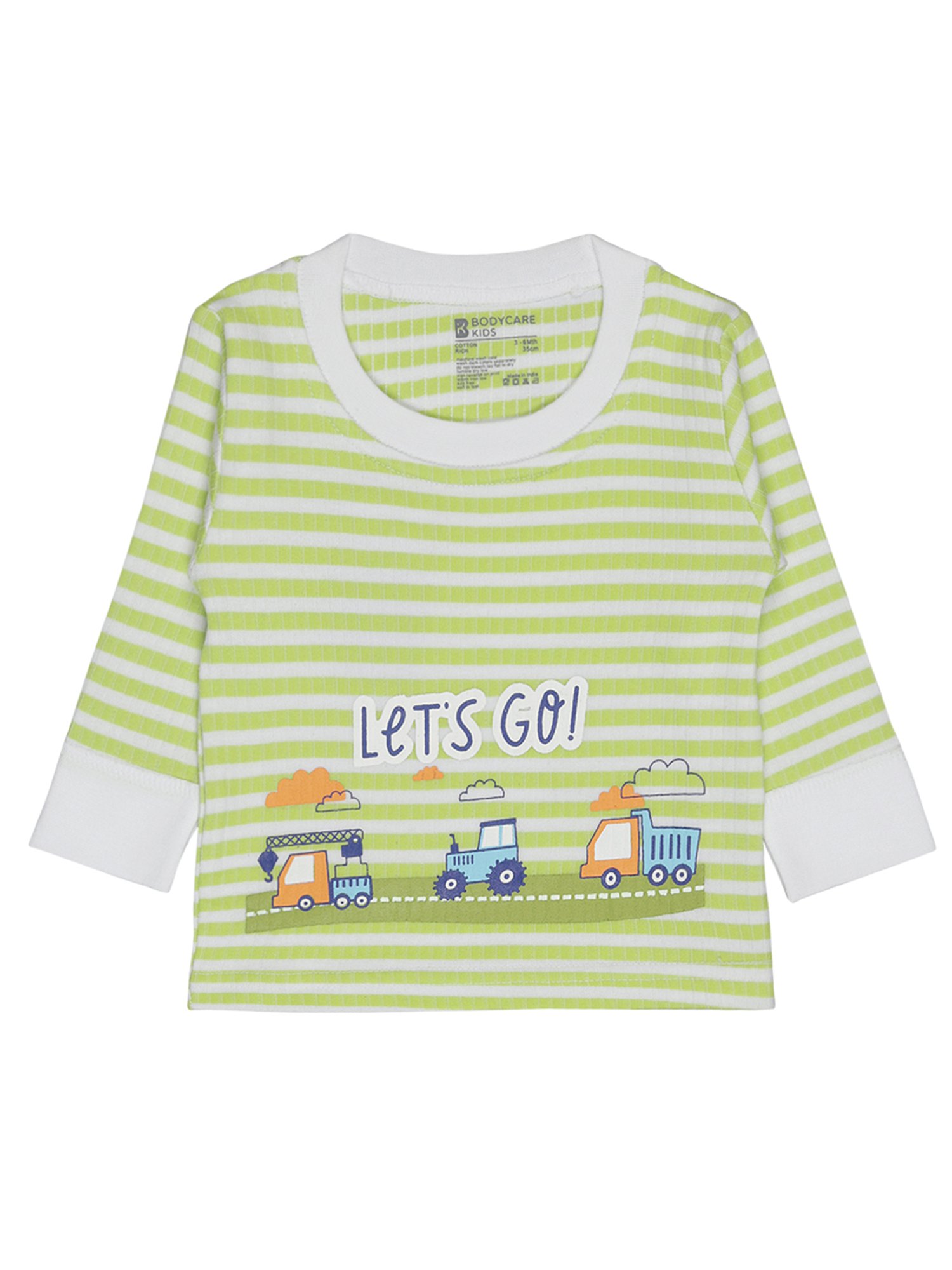 Bodycare Kids Assorted Striped Full Sleeves T-Shirt with Pants