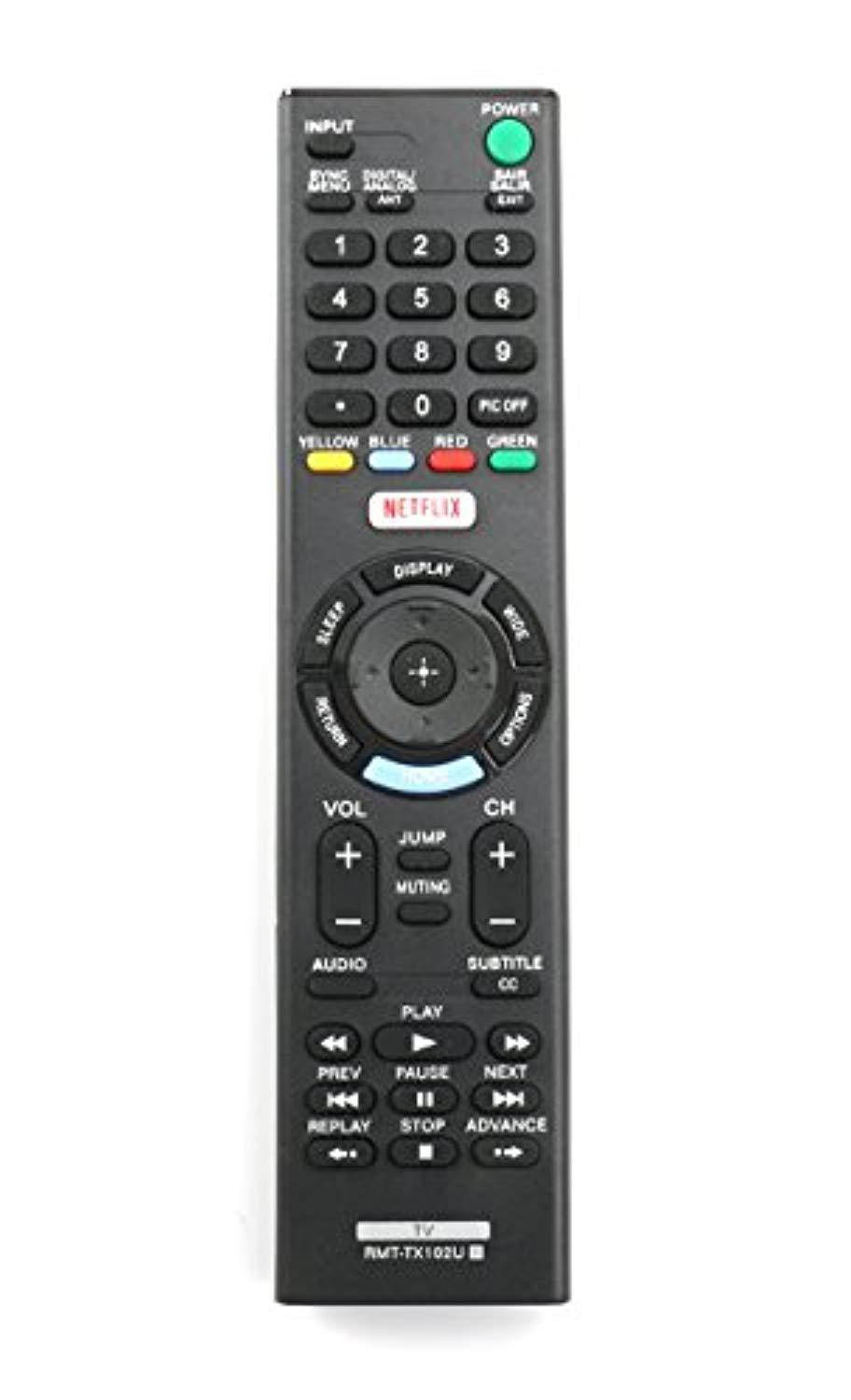new rmt-tx102u replaced remote fit for sony tv kdl-32r500c kdl-40r510c kdl-40r530c kdl-40r550c kdl-48r510c kdl-48r530c kdl-48r5