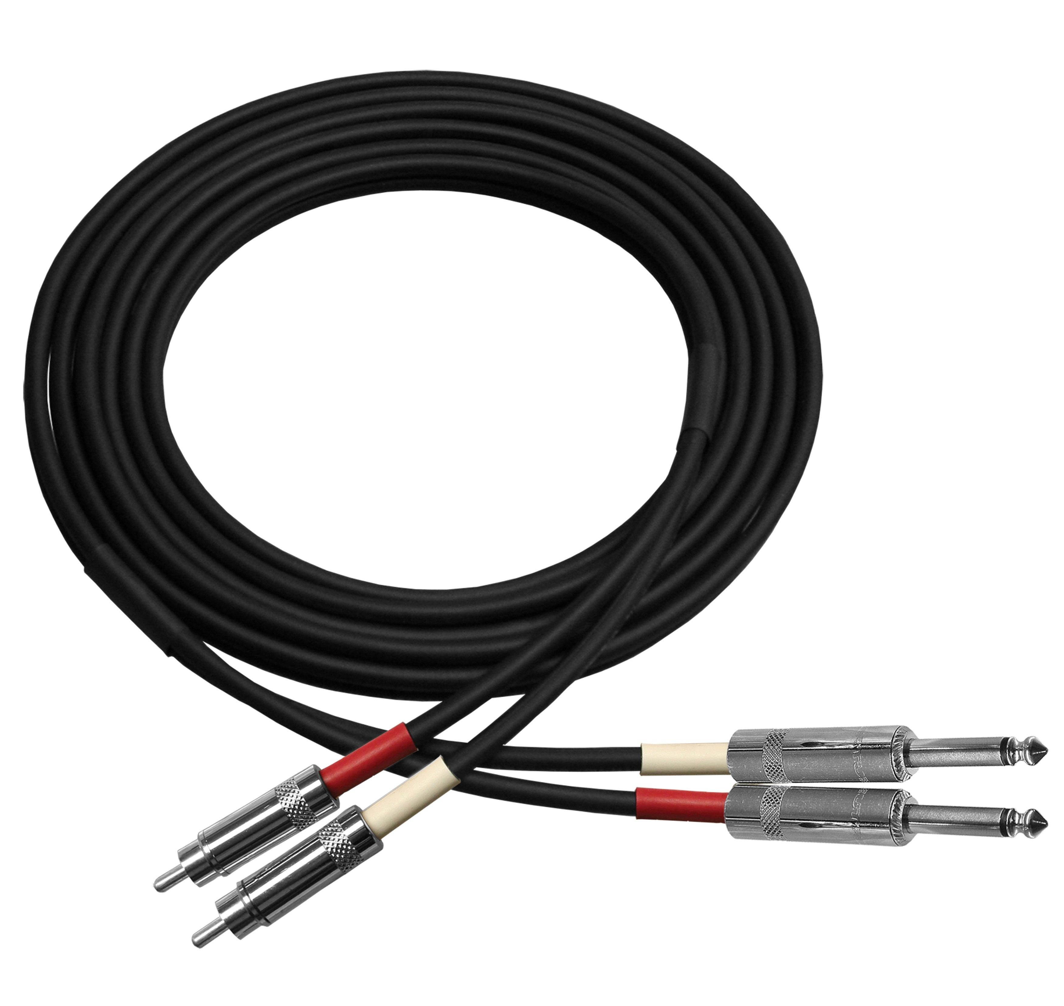RapcoHorizon Dual 1/4" to RCA (6 ft)