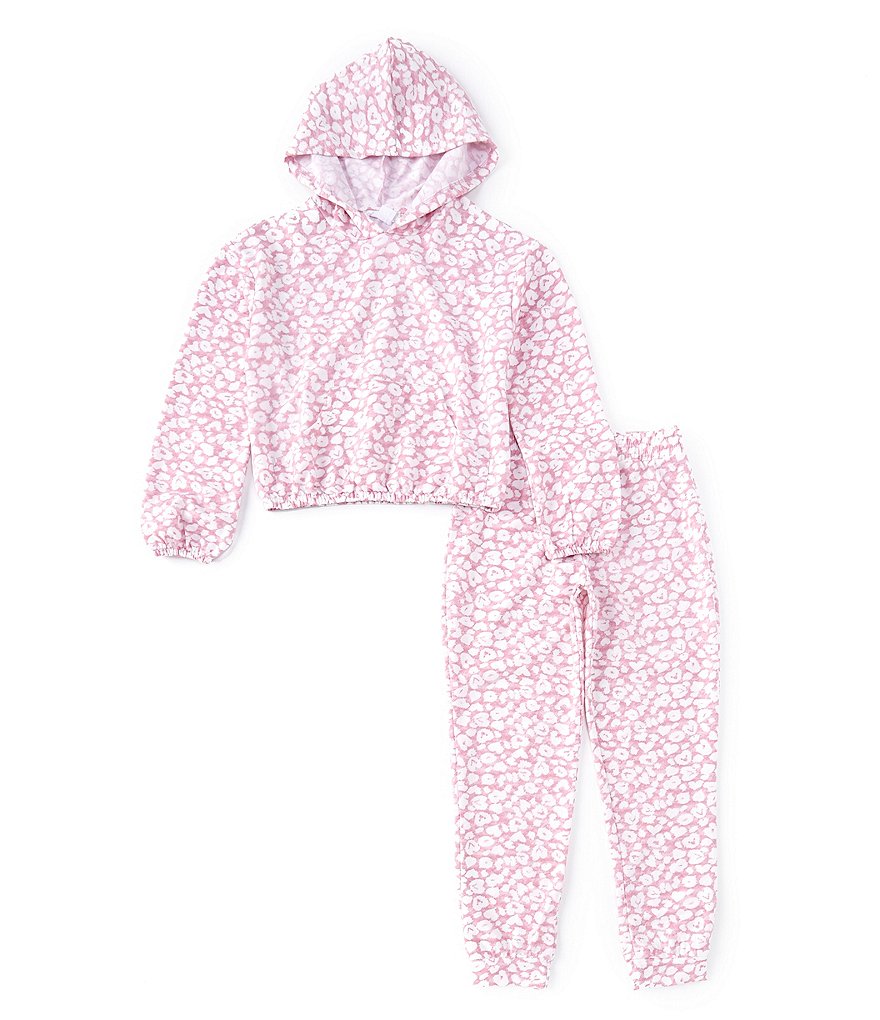 Ally B Big Girls 7-16 Flutter-Sleeve Dotted Top & Shorts Set