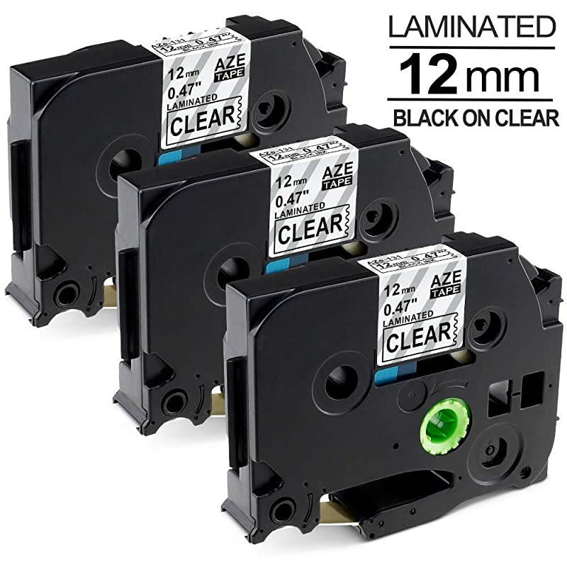 Compatible Label Tapes Replacement for Brother p Touch Label Maker (Orange, 18mm)