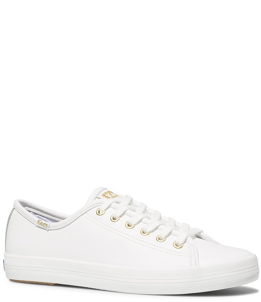 Keds Kickstart Leather Classic Lace-Up Sneakers