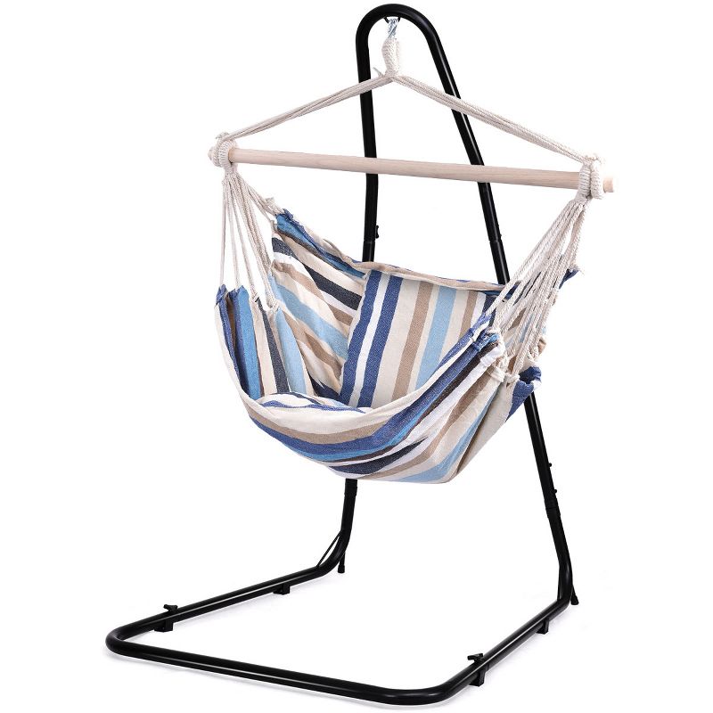 Key West Quilted Stripe Hammock - Blue