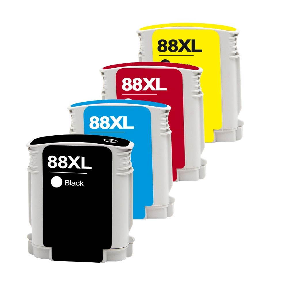 Compatible Refill Ink Bottle Replacement for Epson 522 T522 Use with Epson EcoTank ET-2720 ET-4700 Printer (Black, Cyan, Magenta, Yellow) 4-Pack