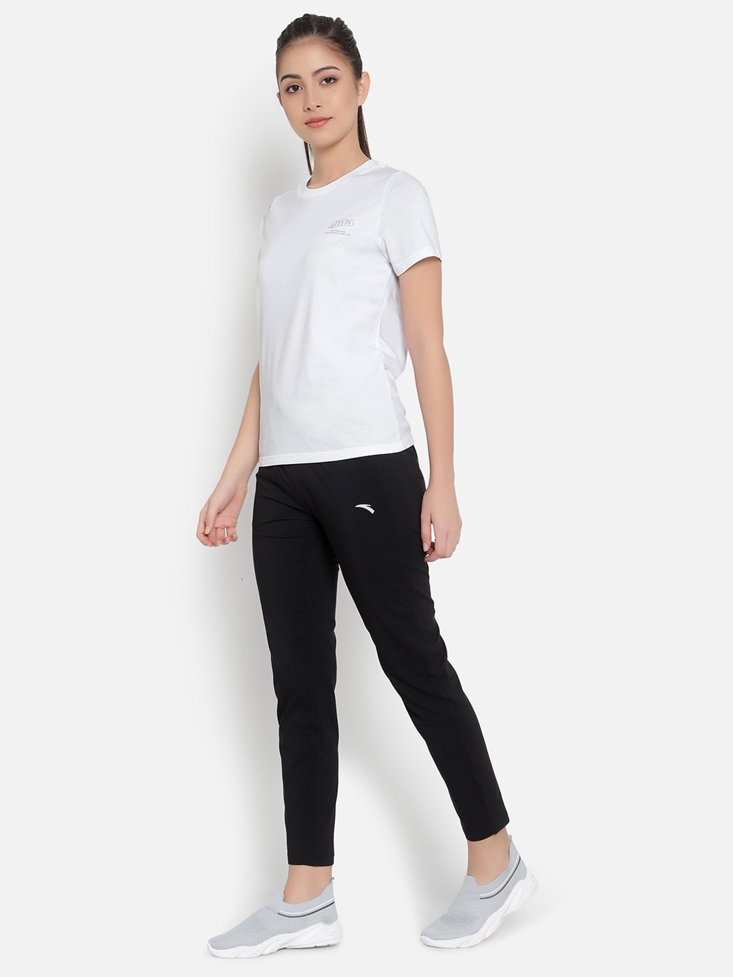 Anta White Cotton Sports T-Shirt