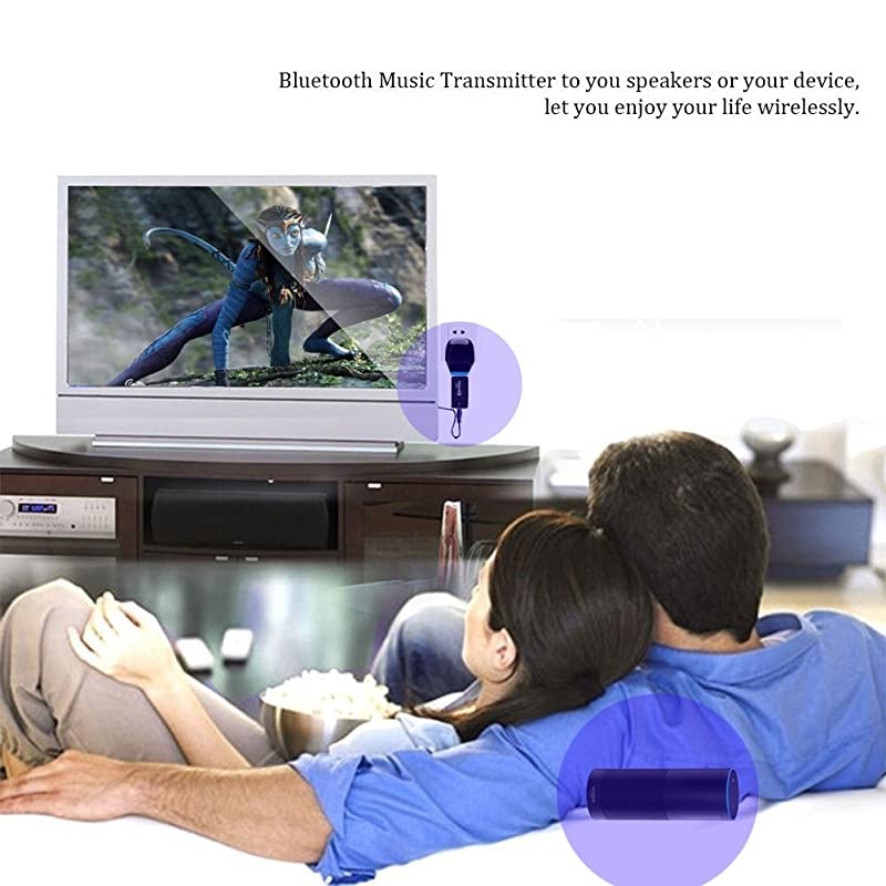 Transmitter for TV, YETOR 3.5mm Portable Stereo Audio Wireless Audio Transmitter for TV, MP3/MP4.USB Power Supply(TX9)