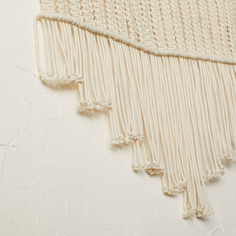 25" x 35" Macrame Wall Hanging Natural - Opalhouse™ designed with Jungalow™