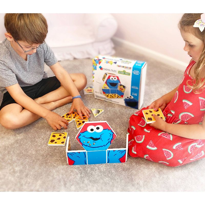 Magna-Tiles Sesame Street - Cookie Monster C Is For Cookie