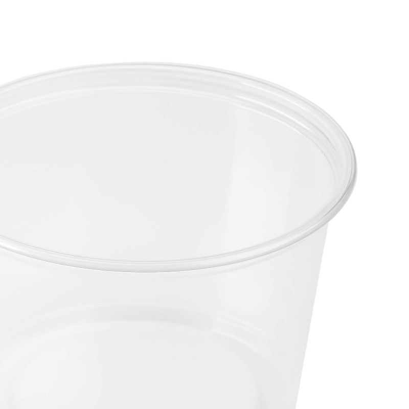 Lollicup Karat 16 Ounce Recyclable Polypropylene Microwave, Dishwasher, and Freezer Safe Round Deli Containers for Hot or Cold Foods (Pack of 500)