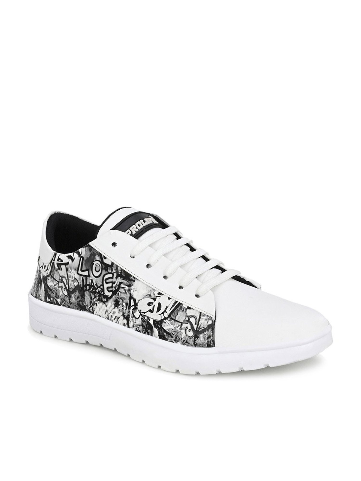 Prolific Men's Elite White Casual Sneakers