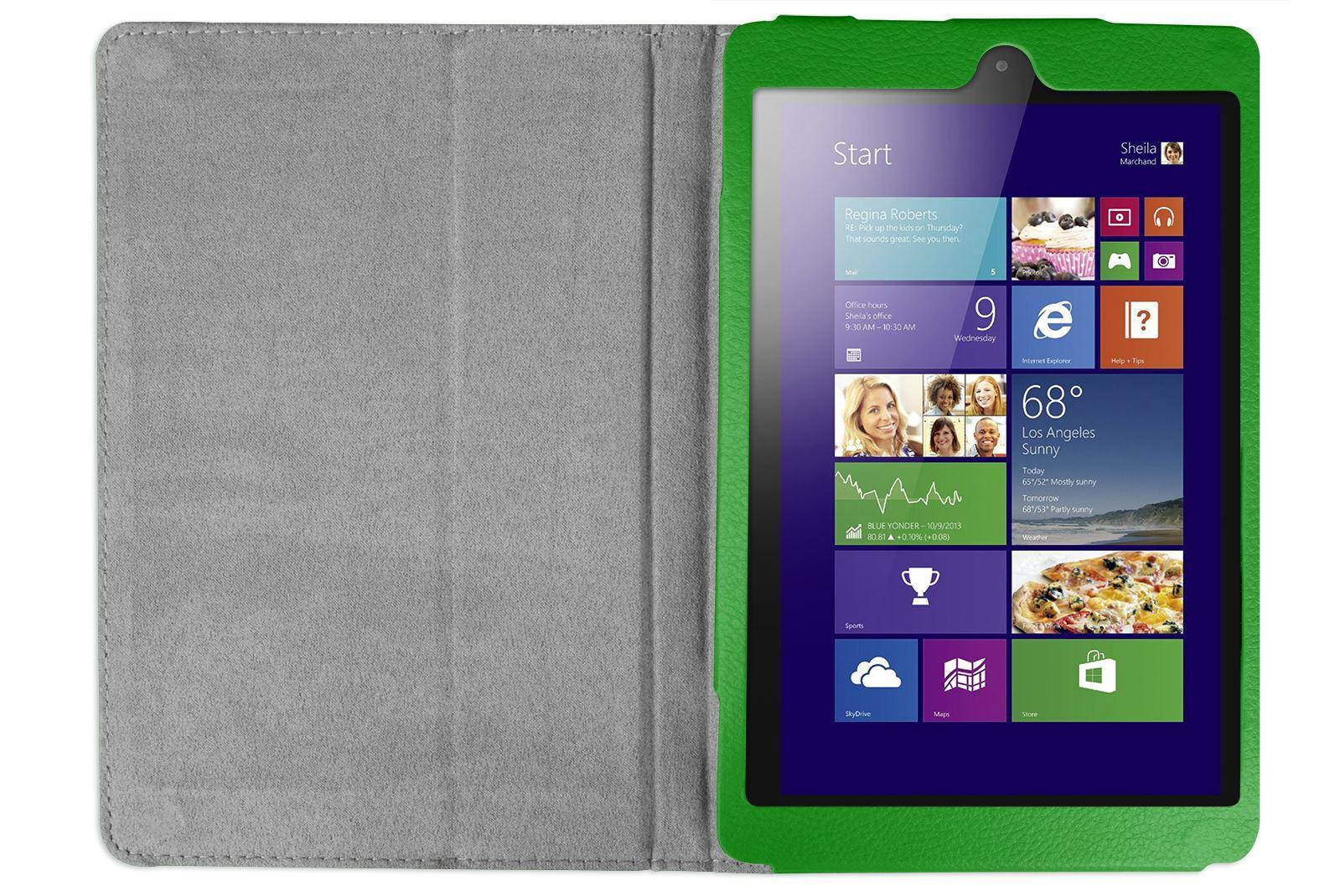 Hellfire Trading Magnetic PU Leather Case Cover for Lenovo MiiX 3 7.85" Tablet - Blue