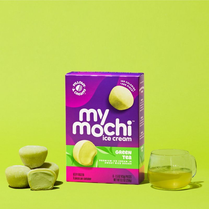 My/Mochi Green Tea Ice Cream - 6pk