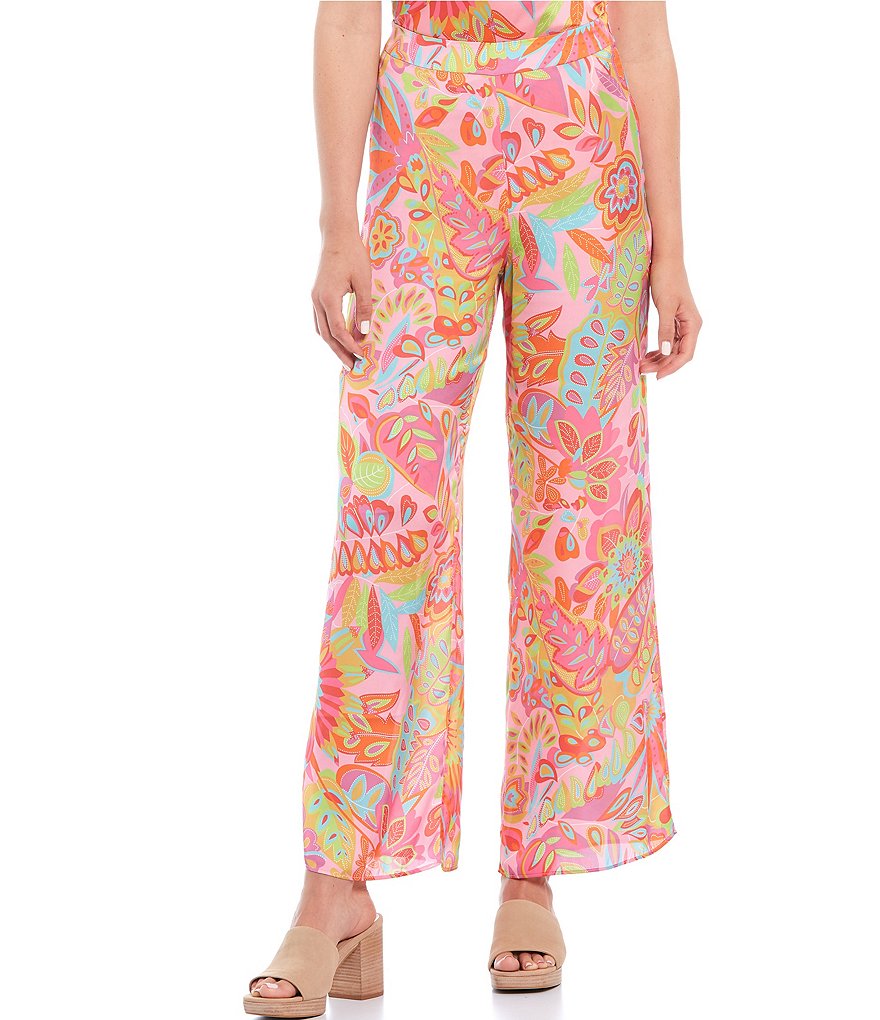 Julie Brown Kendel Amalfi Print Coordinating Wide Leg Pants