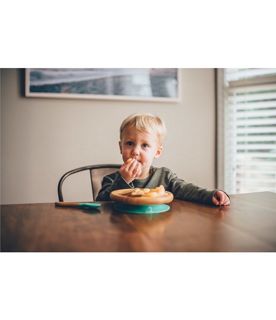 Avanchy Bamboo Suction Baby Feeding Plate & Spoon
