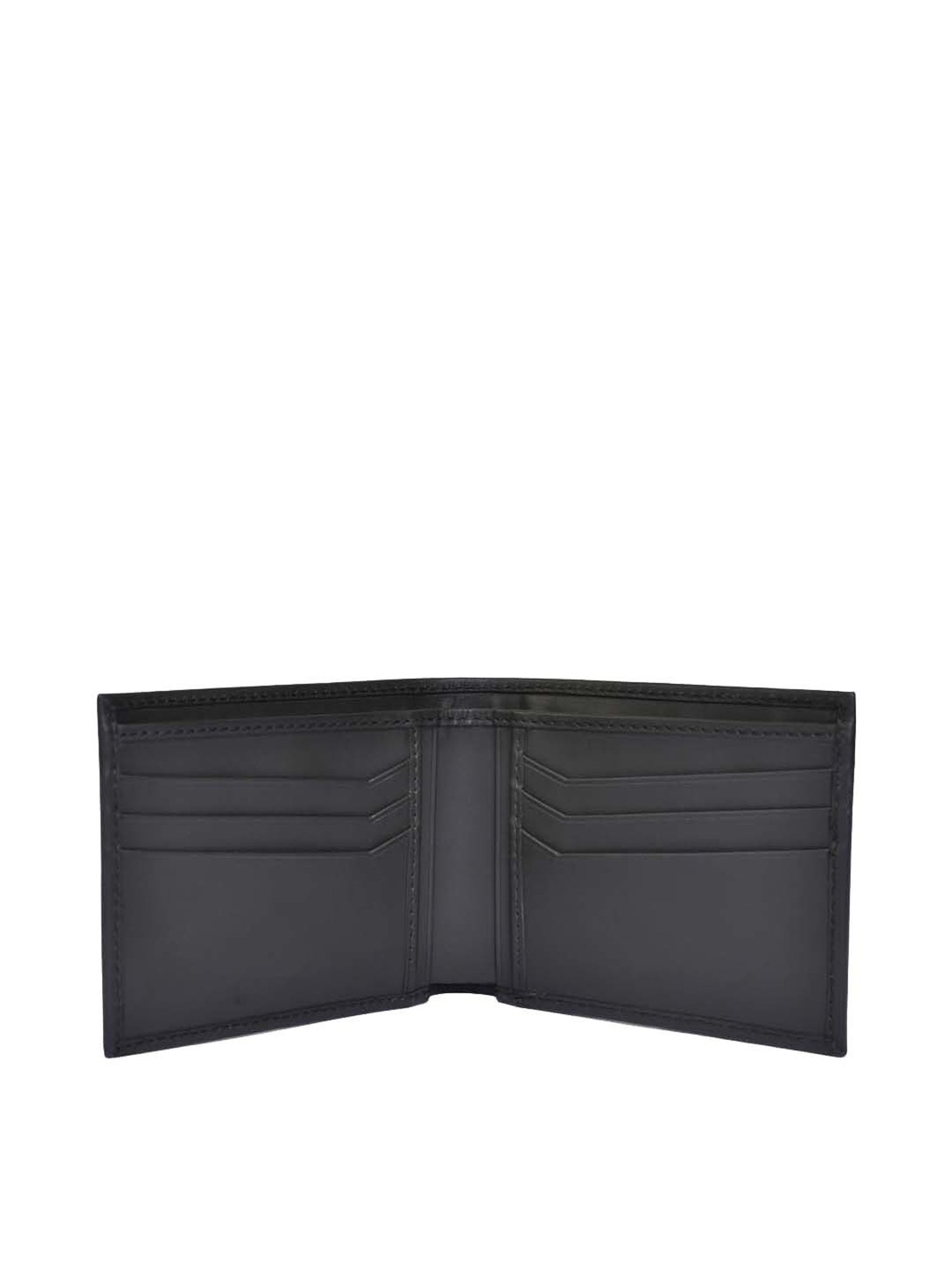 BELWABA Black Casual Leather Bi-Fold Wallet for Men
